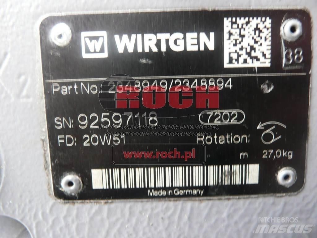 Wirtgen 2348949 / 2348894 Hydraulics