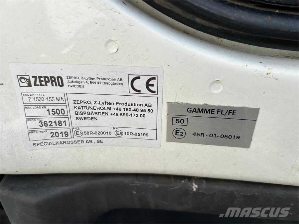 Volvo FL 250 16 ton Box trucks