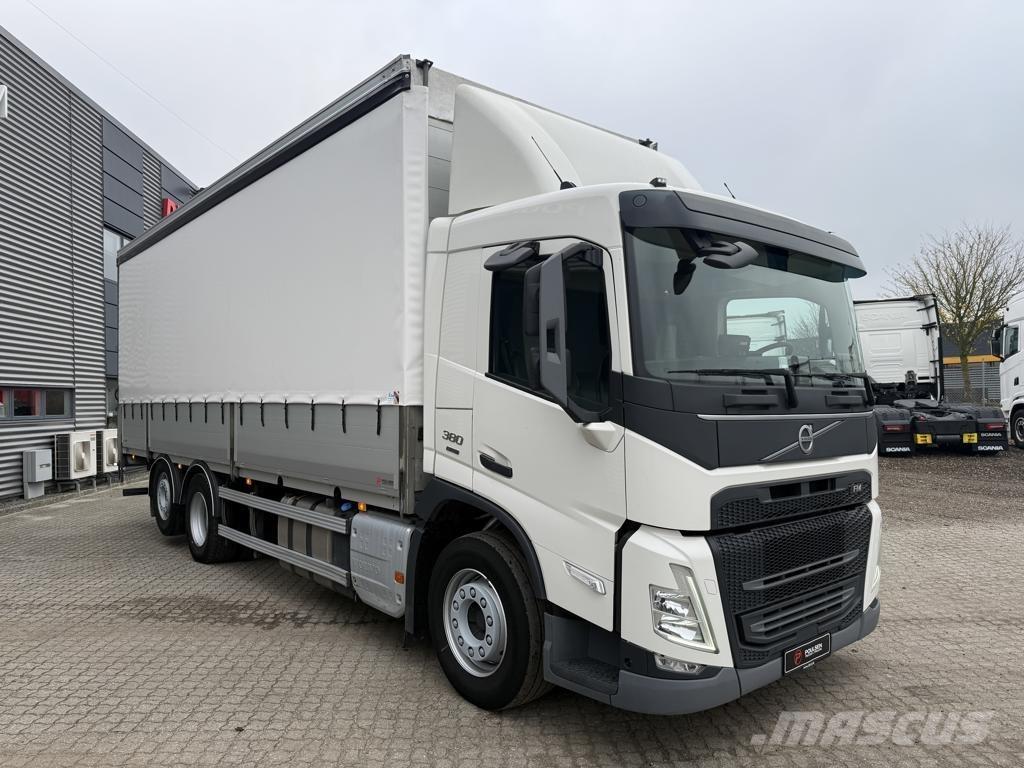 Volvo FM380 Curtain sider trucks