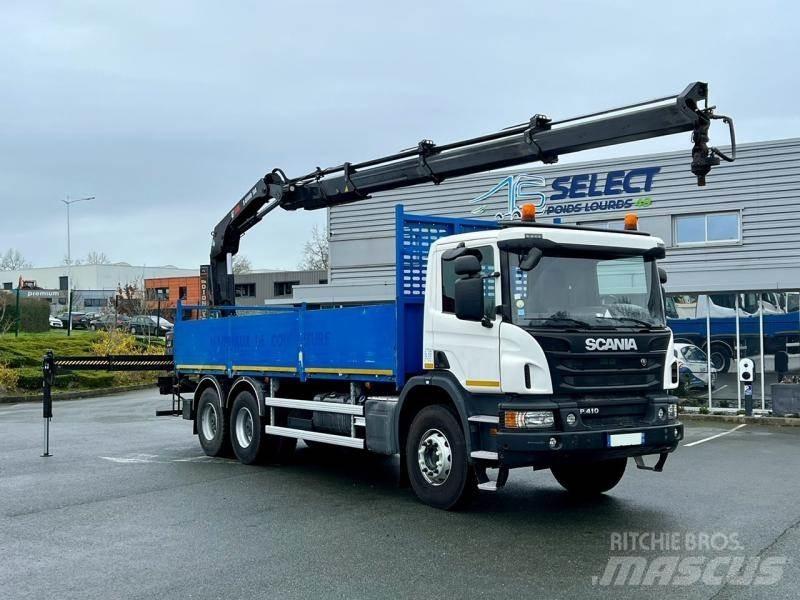 Scania P 410 Truck mounted cranes