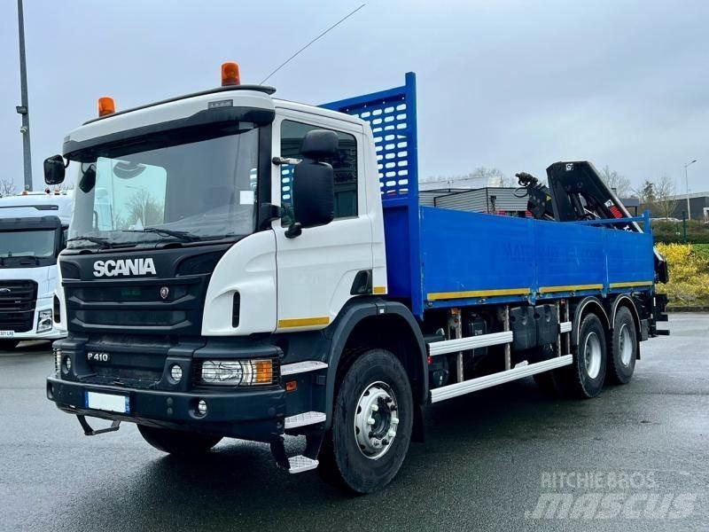 Scania P 410 Truck mounted cranes