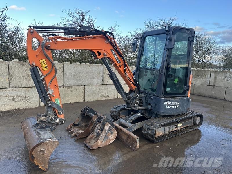Doosan DX27 Crawler excavators