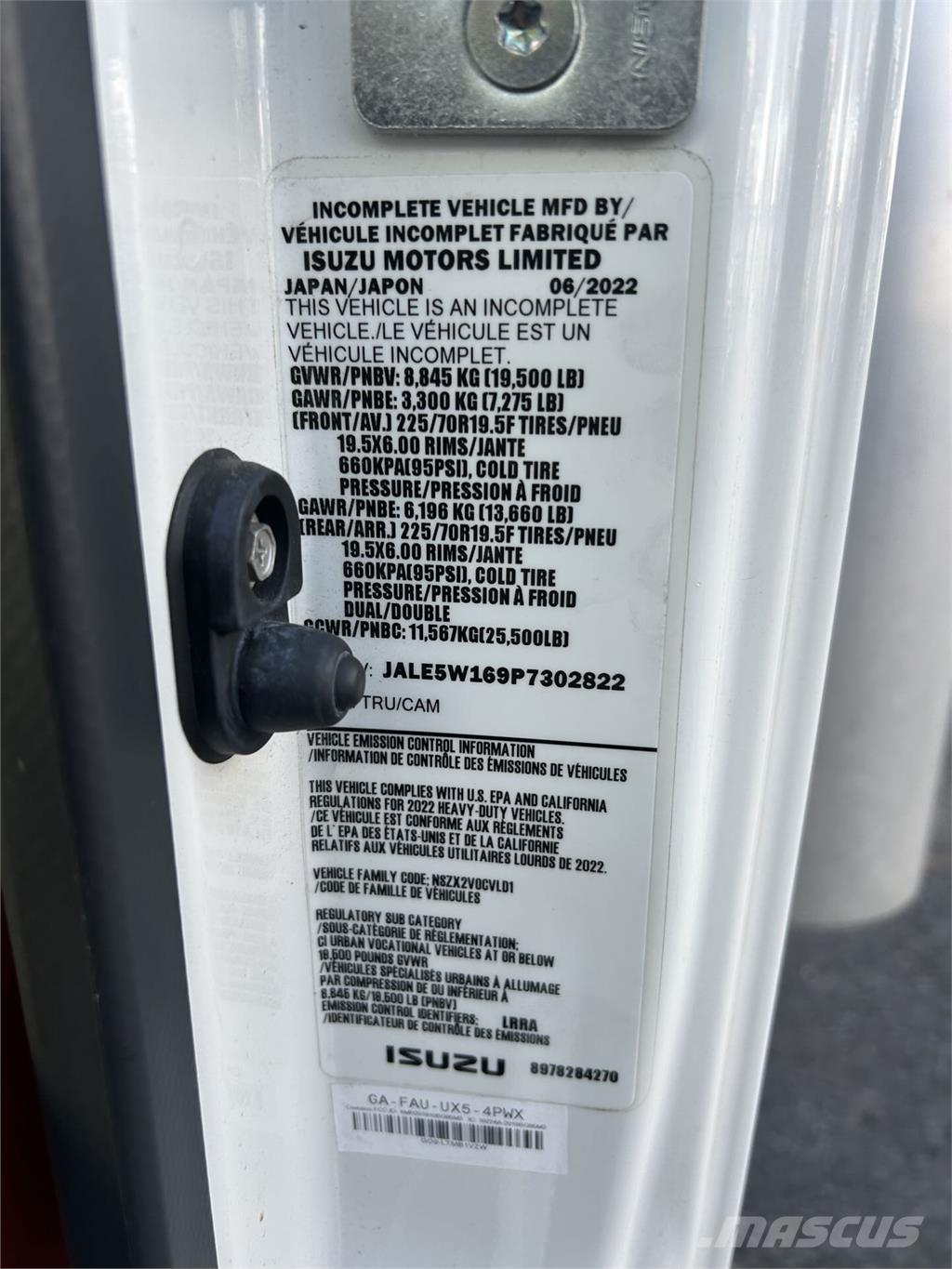 Isuzu NRR Box trucks