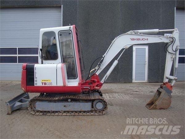 Takeuchi TB035 Mini excavators < 7t (Mini diggers)