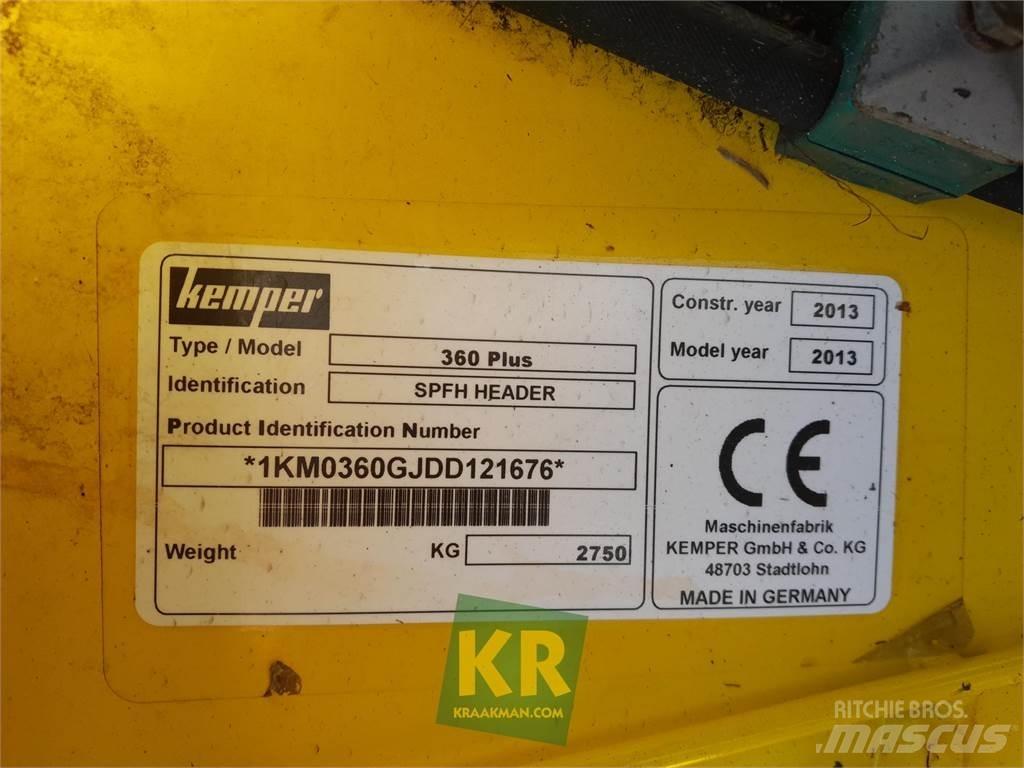 Kemper 360 Plus Combine harvester heads