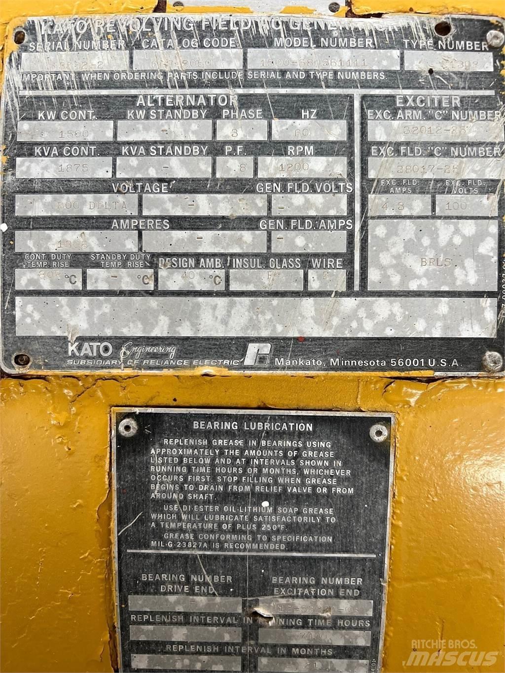 Kato 1500kW Other Generators