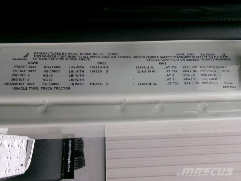 Mack AN64T Prime Movers