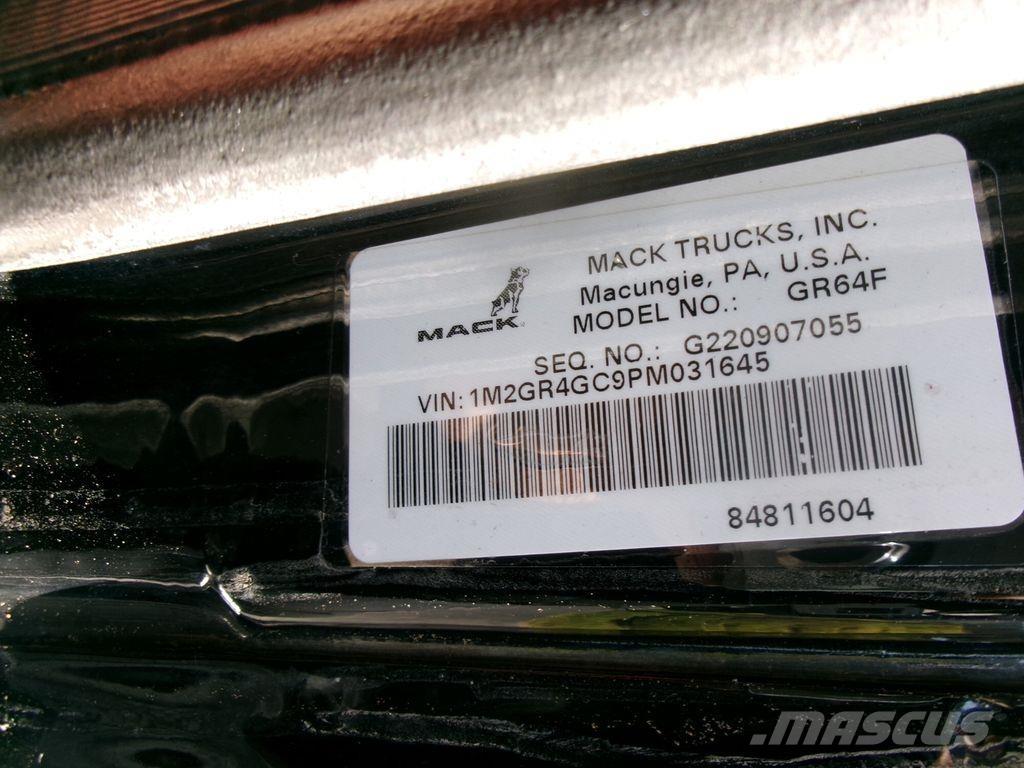 Mack GR64F Tipper trucks