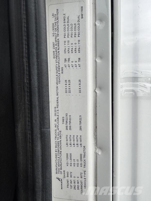 Mack ANTHEM 64T Prime Movers