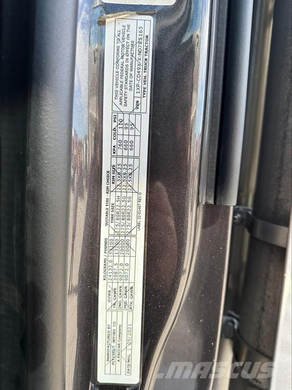 Peterbilt 567 Prime Movers