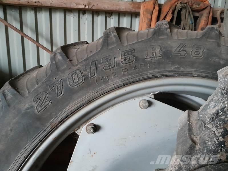  - - -  270/95R48 Tyres, wheels and rims
