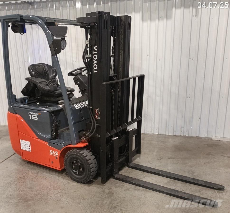 Toyota 8FBE15T Electric forklift trucks