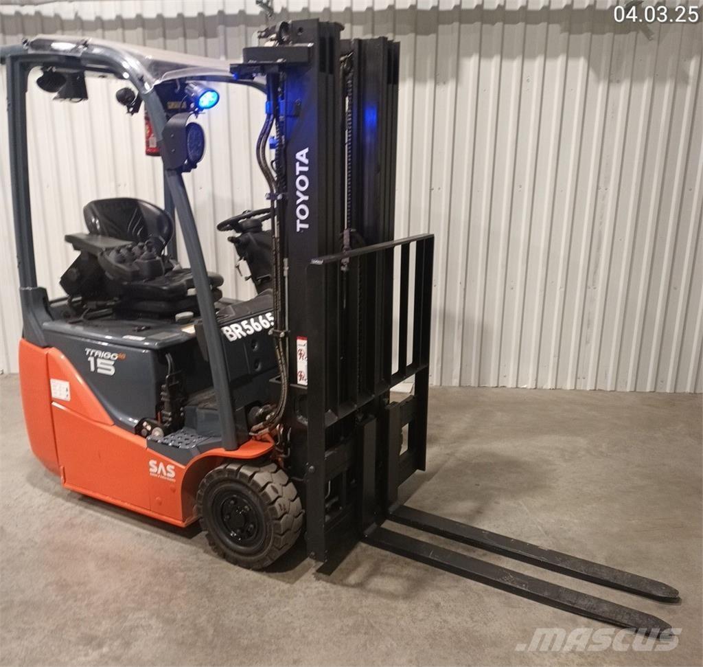 Toyota 8FBE15T Electric forklift trucks