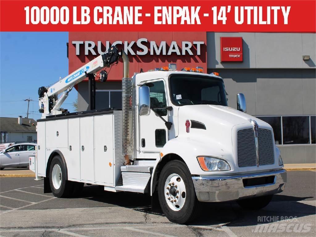 Kenworth T370 Truck mounted cranes