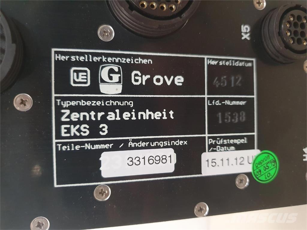Grove EKS 3 LMB Crane parts and equipment