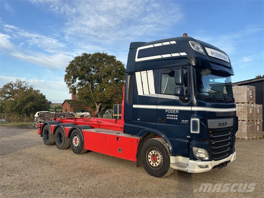 DAF XF 510 FAK 8X2 Hook lift trucks