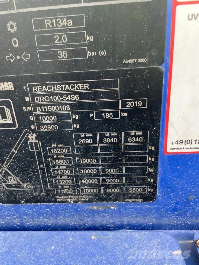 Kalmar DRG100-54S6 Reach stackers