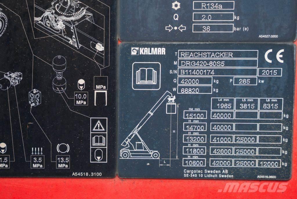 Kalmar DRG420-60S5 Reach stackers