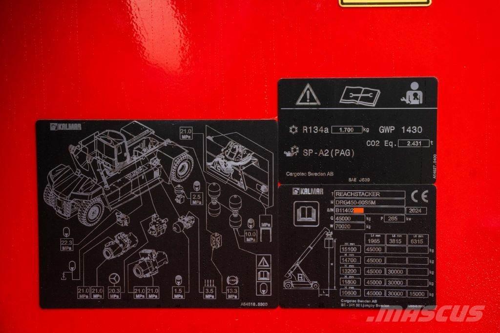 Kalmar DRG450-60S5M Reach stackers