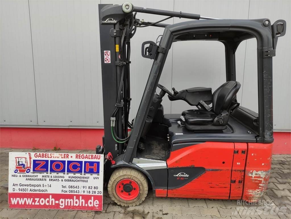 Linde E16-02-386-EVO Electric forklift trucks