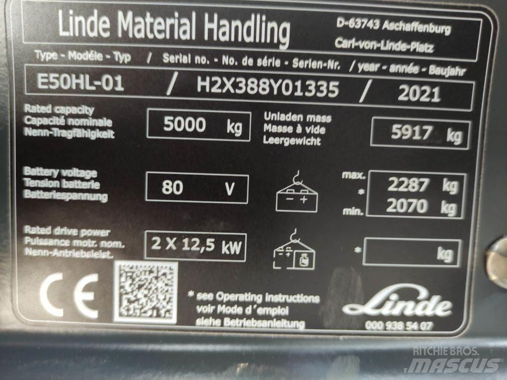 Linde E50HL-01-388 Electric forklift trucks