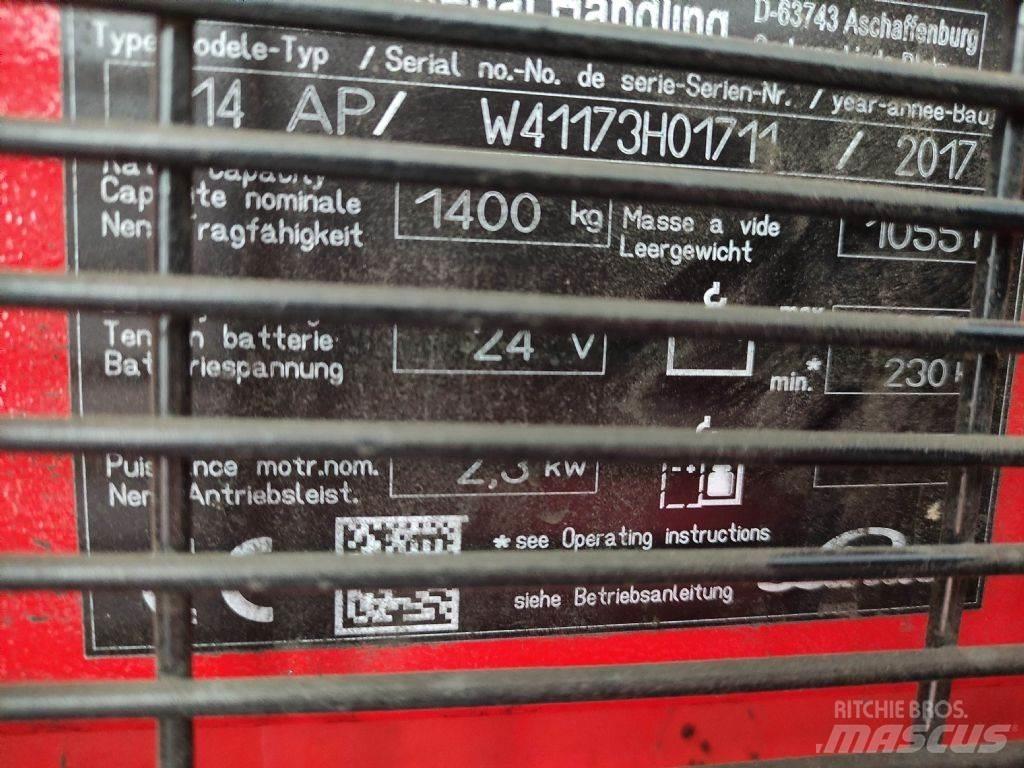 Linde L14APi Pedestrian stacker
