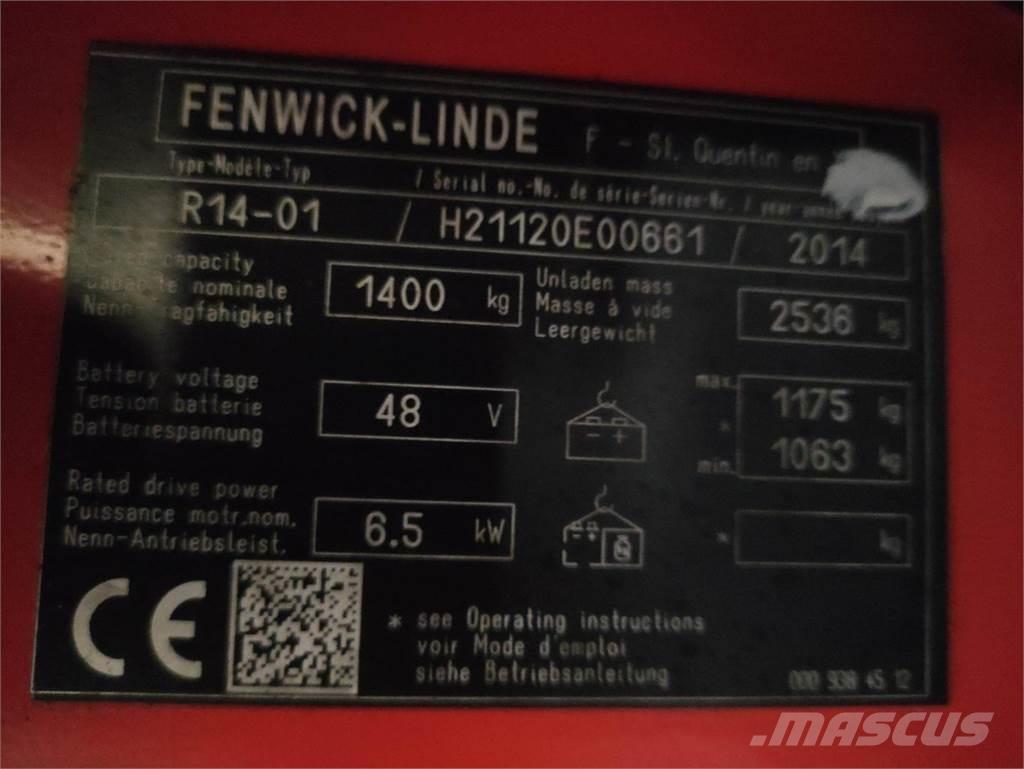 Linde R14-01-1120 Reach truck