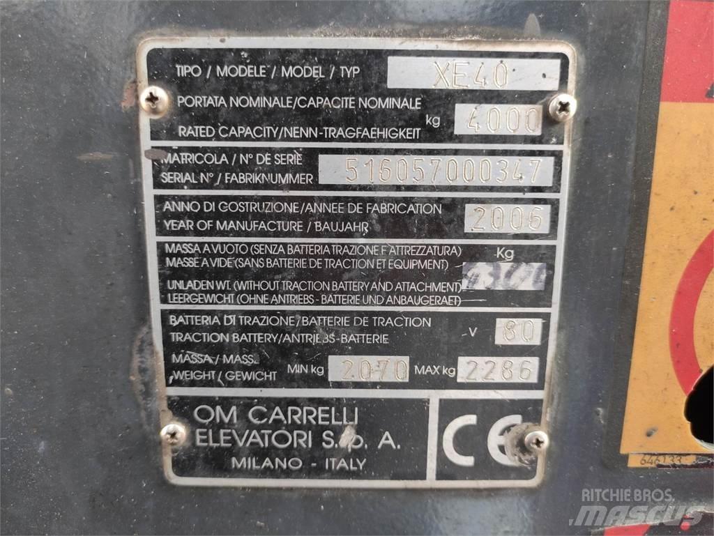 Om-Pimespo XE40 Electric forklift trucks