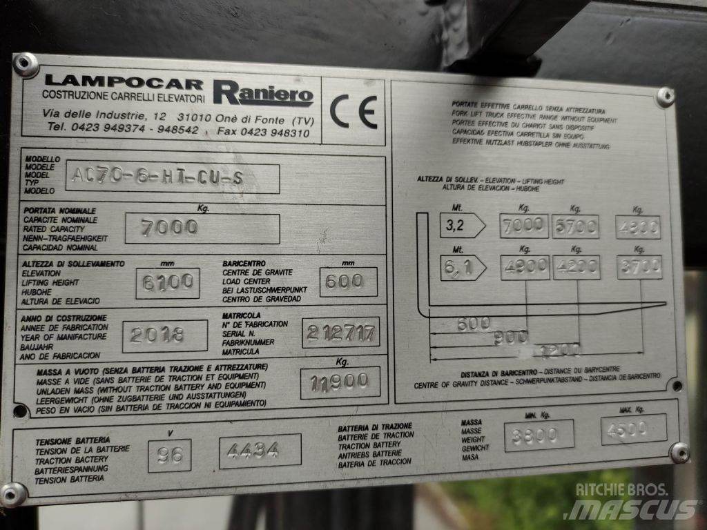 Raniero AC70-6-HT-CU-S Electric forklift trucks