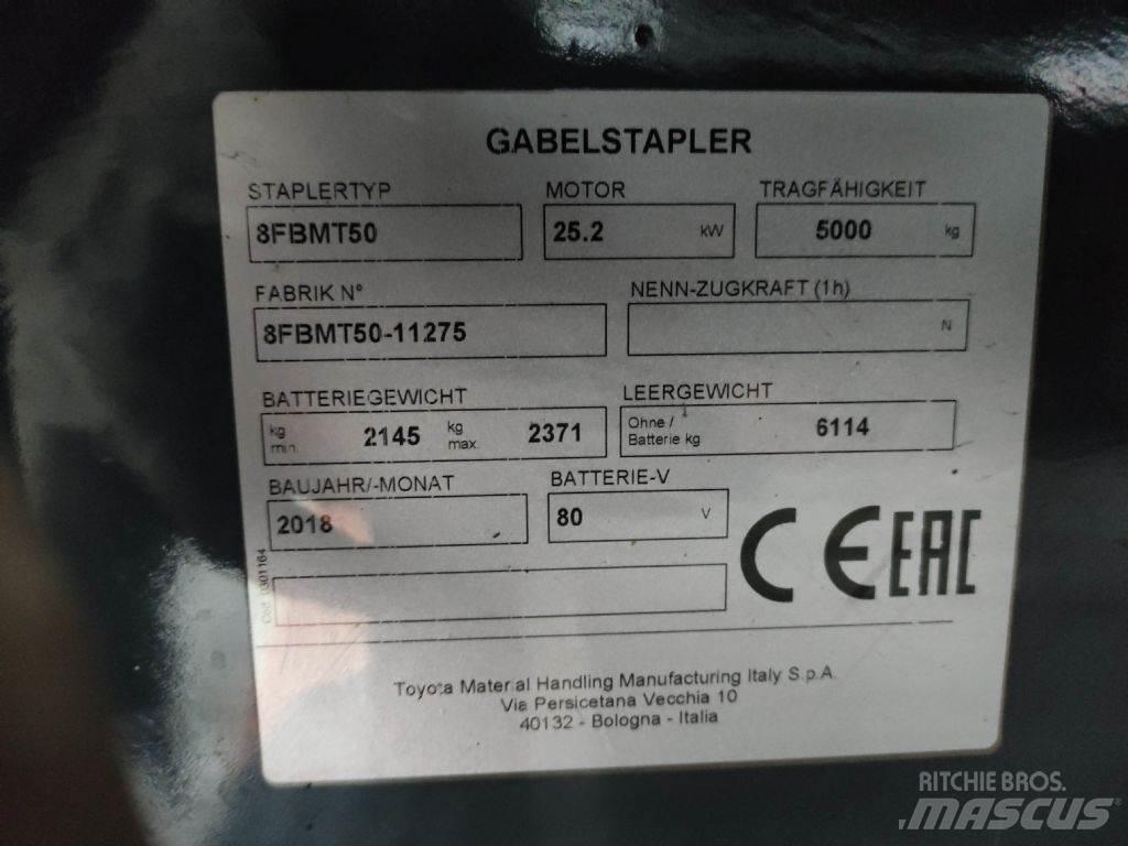 Toyota 8FBMT50 Electric forklift trucks