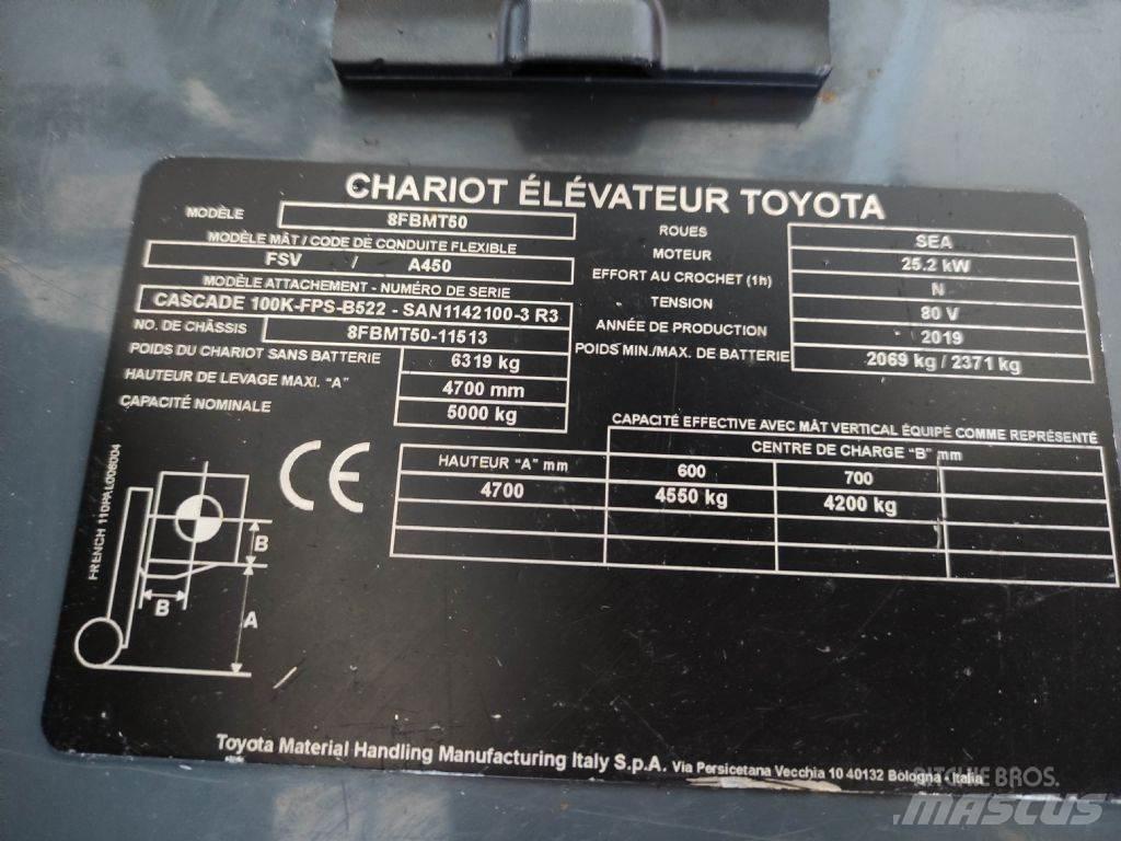 Toyota 8FBMT50 Electric forklift trucks