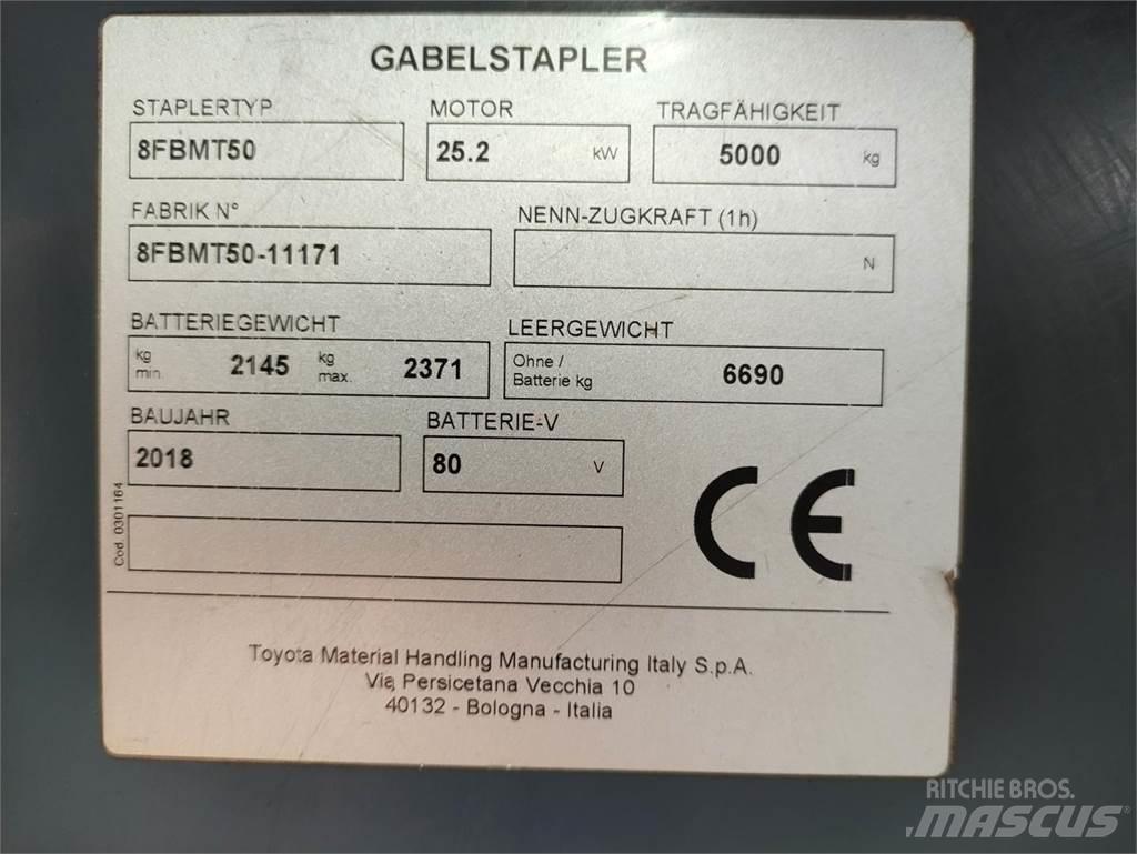 Toyota 8FBMT50 Electric forklift trucks