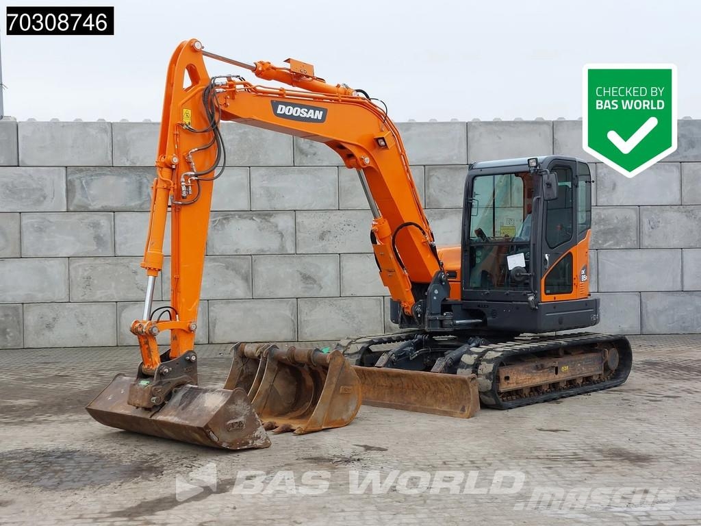 Doosan Dx85 R7 Doosan DX85 R-3 A/C - 3 Buckets, 2021, Veghel, Netherlands - Used mini ...