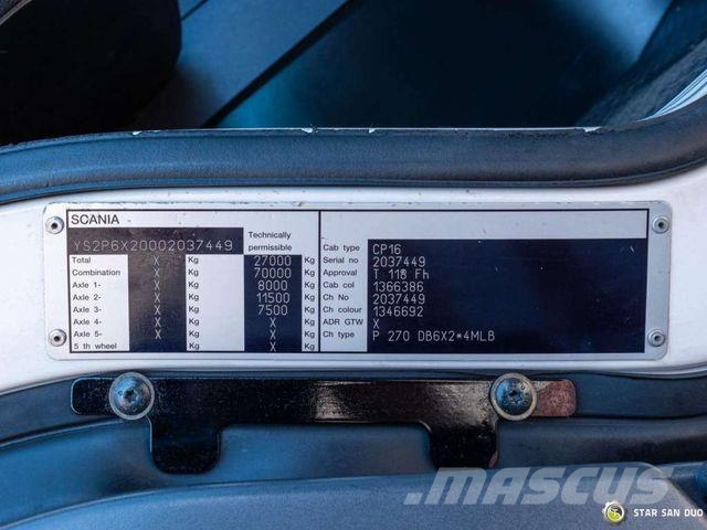 P270 Scania P270 6x2 PALFINGER PK 20002 HDS Crane Rotator, 2008, Poland ...